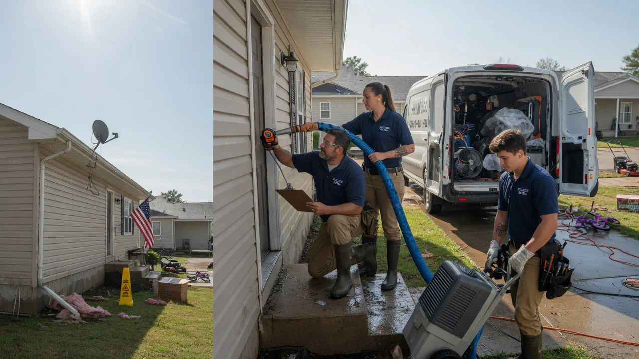 Ceiling Water Damage Restoration in Floris, IA near me